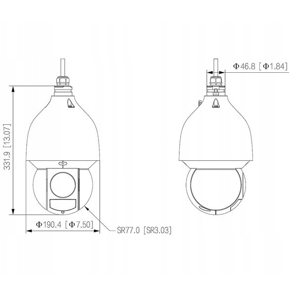 Kamera IP Dahua Technology KAMERA IP DAHUA SD5A245GB-HNR