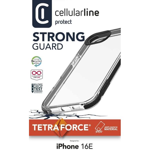 Cellularline 8018080492594 pokrowiec na telefon komórkowy 15,4 cm (6.06") Przezroczysty