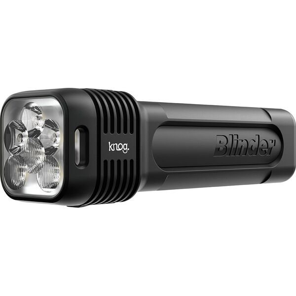 Knog Blinder 1300, Front lighting, Black, Aluminium, Silicone, Silicone, IP67, 23°