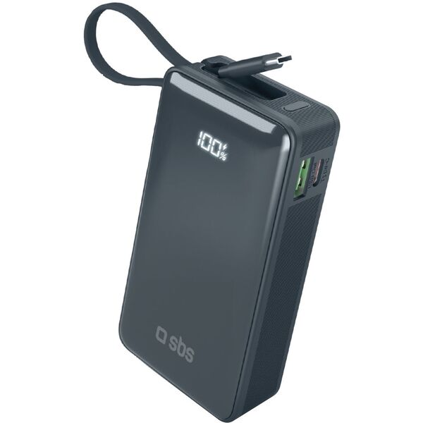 SBS TTBB10000LCDTCPD20B bank mocy 10000 mAh Niebieski