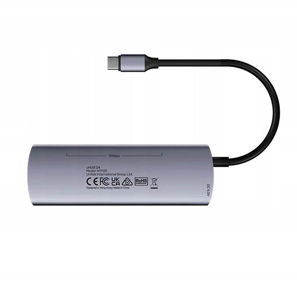 Unitek Hub 4w1 USB-C 10 Gbps, 4x USB-A H1112EGY01