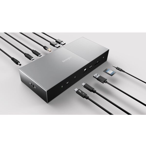 Kensington SD5000T5 EQ - Dockingstation - Thunderbolt 5 - 3 x Thunderbolt 5 - 1GbE, 2.5GbE