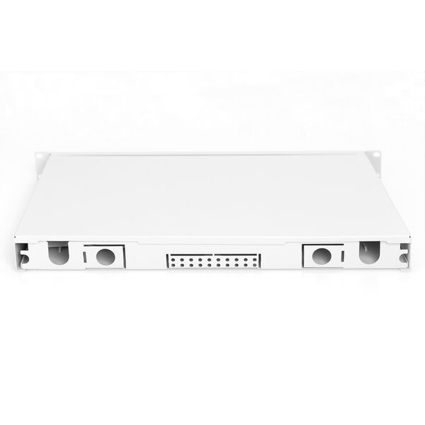 DIGITUS LWL Spleißbox 1HE bestückt 6x SC DX OS2 grau