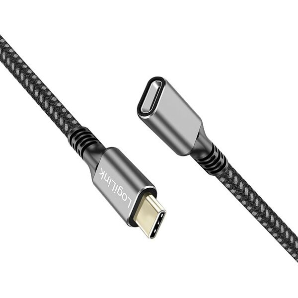 Kabel USB3.2 gen2 TypeC do USB-C/F, PD, 1m