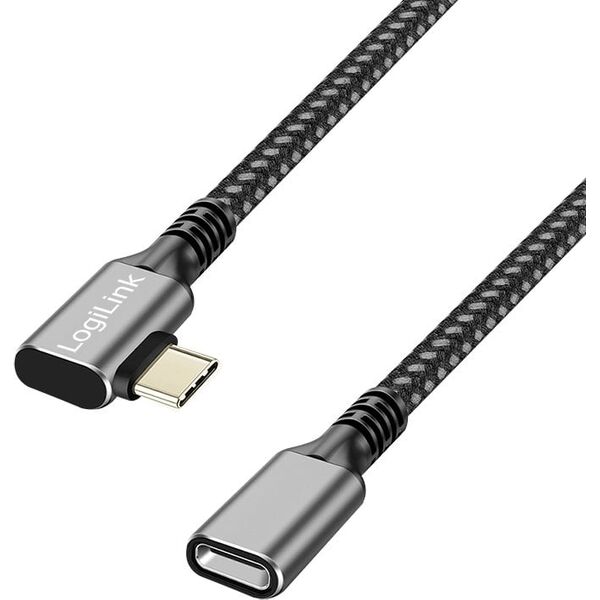 Kabel USB3.2 gen2 TypeC do USB-C/F, PD, 1m