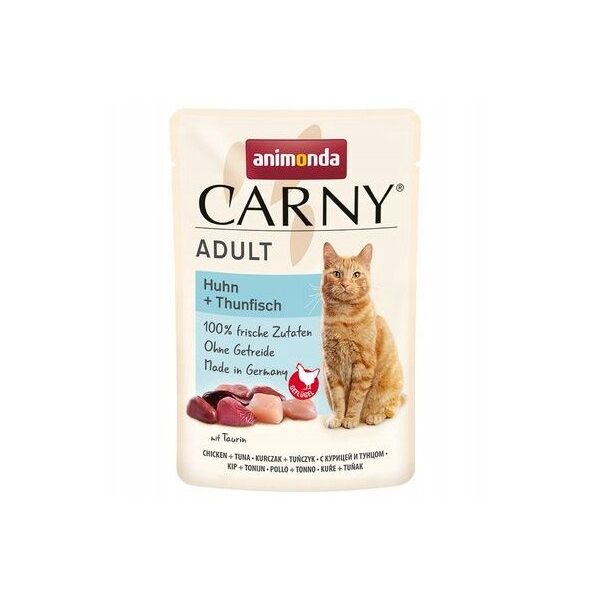 ANIMONDA Carny vielfalt drób mix kawałki 8x85g
