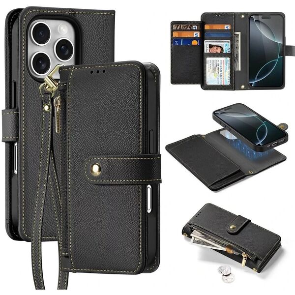 Etui ochronne do iPhone 16 Pro Max Dux Ducis Lawa MagSafe czarne