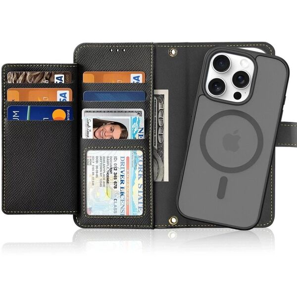 Etui ochronne do iPhone 16 Pro Max Dux Ducis Lawa MagSafe czarne