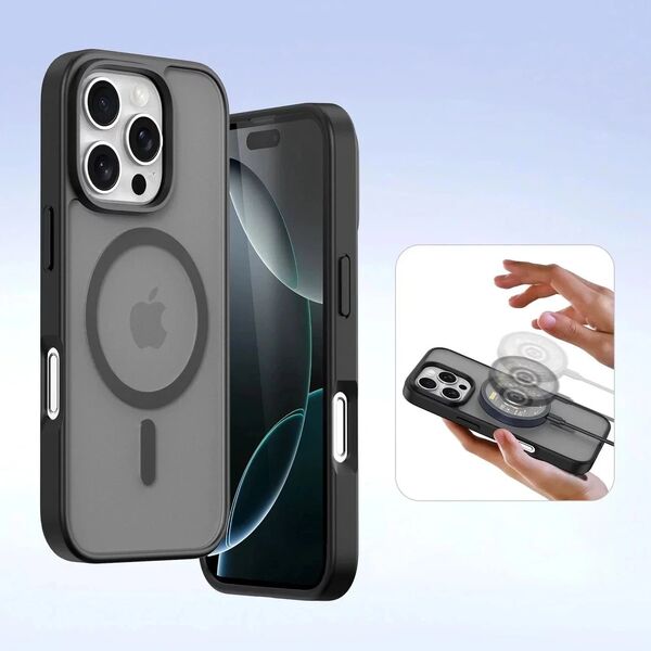 Etui ochronne do iPhone 16 Pro Max Dux Ducis Lawa MagSafe czarne