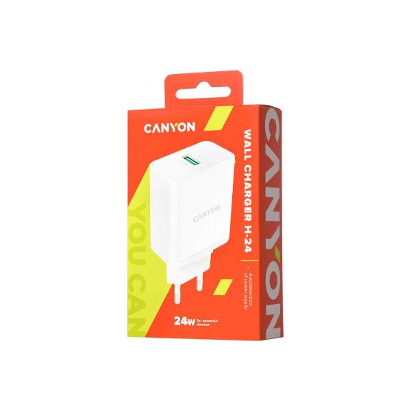 Ładowarka Canyon 1x USB-A 3 A (CNE-CHA24W)