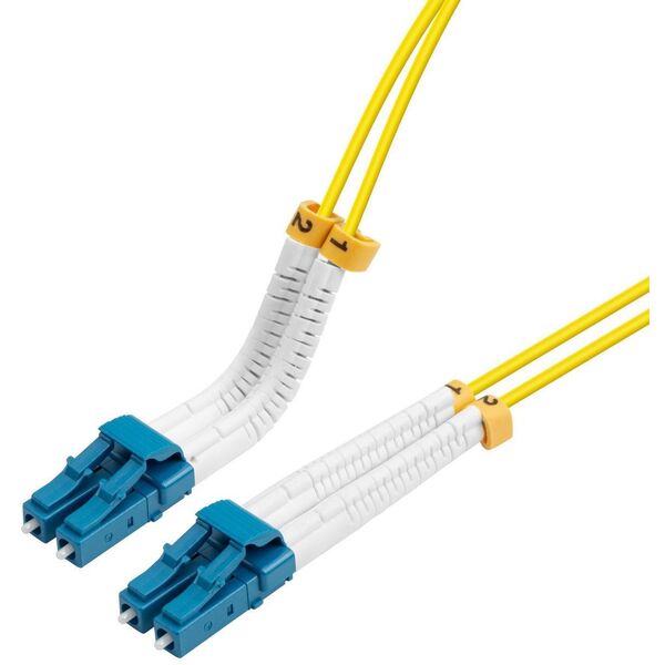 Lanview Lanview LVO2314005-FLEX καλώδιο InfiniBand / οπτική ίνα 0,5 m LC LC/LC Κίτρινο