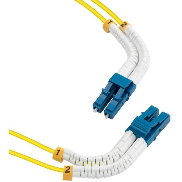 Lanview Lanview LVO2314005-FLEX καλώδιο InfiniBand / οπτική ίνα 0,5 m LC LC/LC Κίτρινο