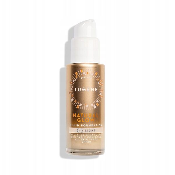 LUMENE_Φυσικό Λαμπερό Υγρό Foundation podkład do twarzy 0.5 Light 30ml