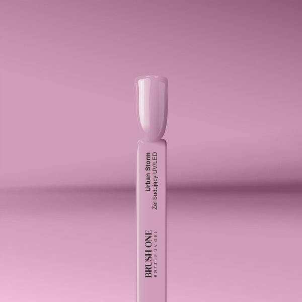 SILCARE_Brush One Bottle Gel οικοδομικό τζελ σε μπουκάλι με πινέλο Urban Storm 15g