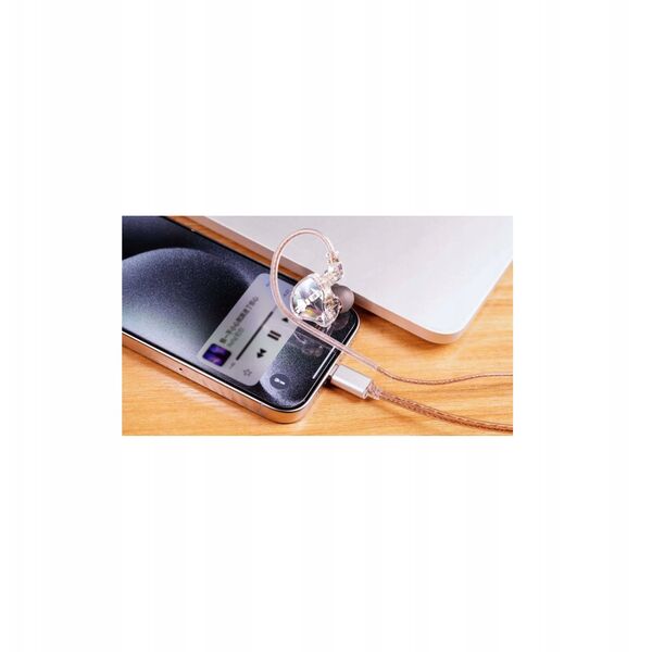 FiiO JD10 TC - złącze Type-C - διαφανές μαύρο - Δυναμικά ακουστικά in-ear