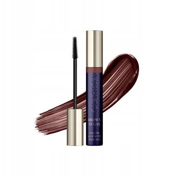 CLARESA_Brown Sugar Volume &amp| Length Mascara tusz do rzęs wydłużająco-pogrubiający Brązowy 10g