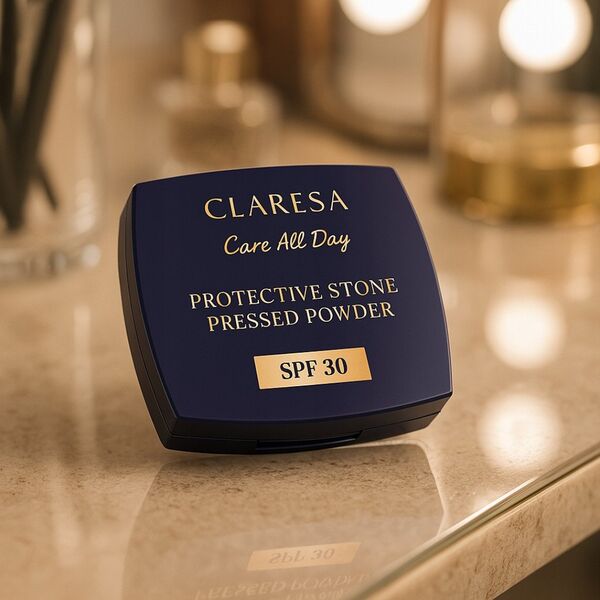 CLARESA_Protective Stone Pressed Powder puder prasowany utrwalający z filtrem SPF30 Universal 10g