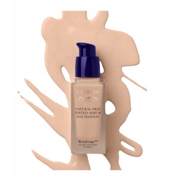 CLARESA_Natural Skin Tinted Serum Foundation podkład-serum z naturalnym wykończeniem 2N Medium Neutral 32ml