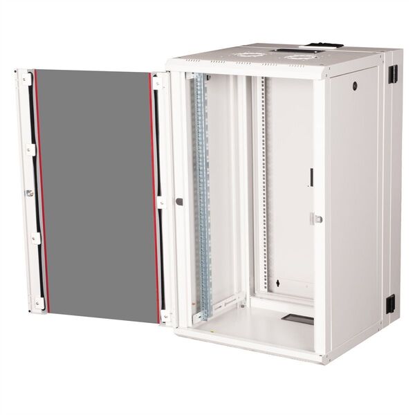 ROLINE Wandgeh�use Pro 48,26cm 19Zoll 20 HE 600x600 BxT zweiteilig schwenkbar grau
