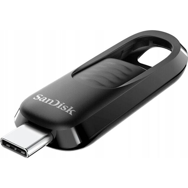 Pendrive SanDisk SanDisk Flash Disk 64GB Ultra Slider, USB-C 3.2, Černá