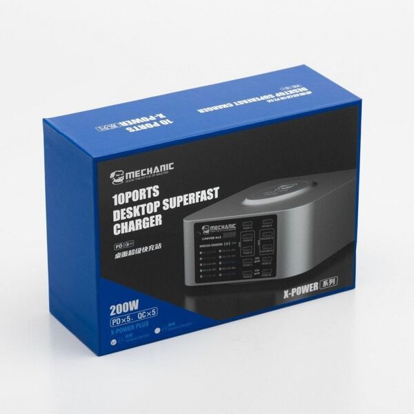 MECHANIC X-Power PLUS DC τροφοδοτικό σέρβις / φορτιστής 200 W +
