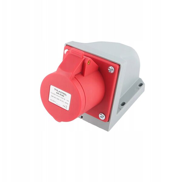 Σταθερή πρίζα ισχύος 4p - 16A GN-416S Plastrol