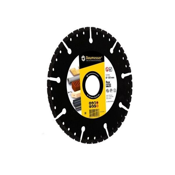 DISTAR DIAMOND BLADE PRO REX 125 x 2.5 x 22.2mm