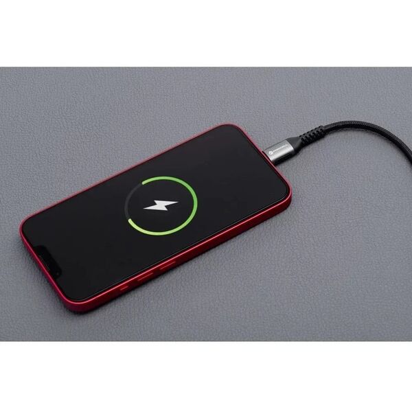 Kabel USB-C 27W 2m Forcell Lightning PD Nylon LAPTOP PC SMARTFON