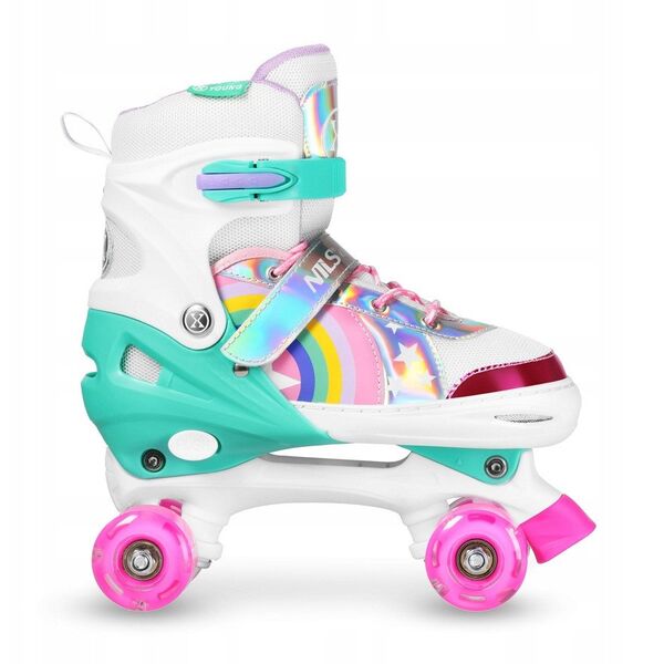 NQ0187 LED WROTKI RAINBOW ROZM. S(31-34) NILS EXTREME