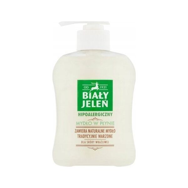 Pollena Mydło w płynie hipoalergiczne Biały Jeleń 300 ml