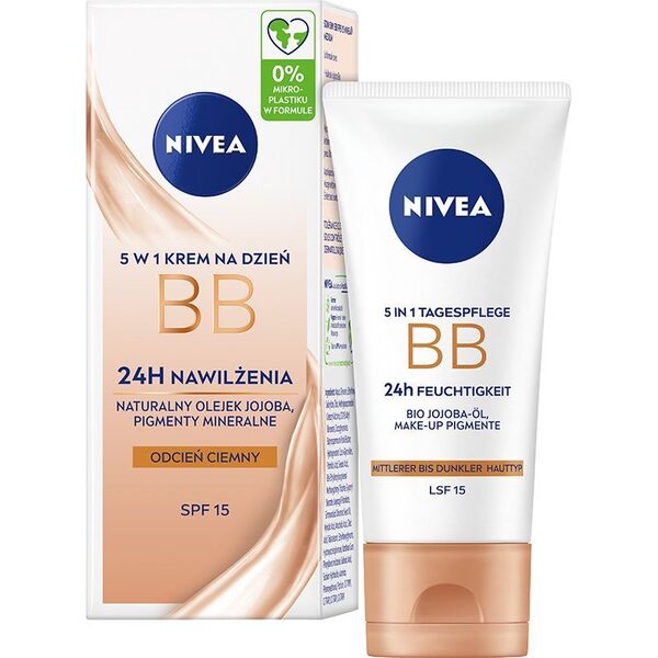 Osram Nivea BB Krem 5w1 Nawilżający SPF15 odcień ciemny