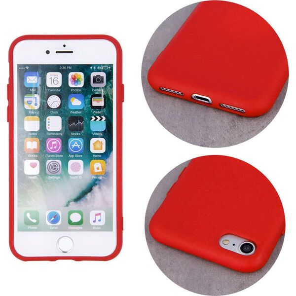 nemo Etui SAMSUNG GALAXY M35 5G Silicone Case Elastyczne Silikonowe czerwone