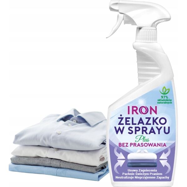 Iron Żelazko w Sprayu Plus bez Prasowania 750ml