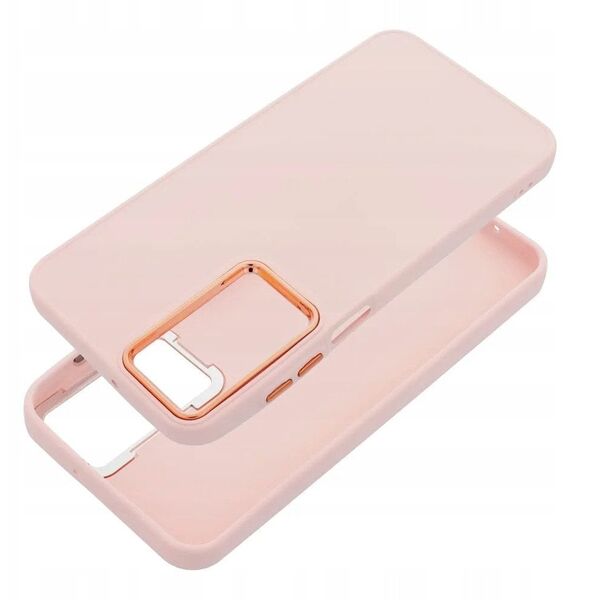 Θήκη FRAME για XIAOMI Redmi Note 14 PRO 4G ροζ πούδρα