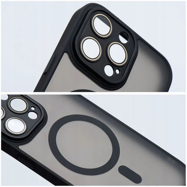 Θήκη VARIETE MAG COVER συμβατή με MagSafe για IPHONE 12 μαύρο