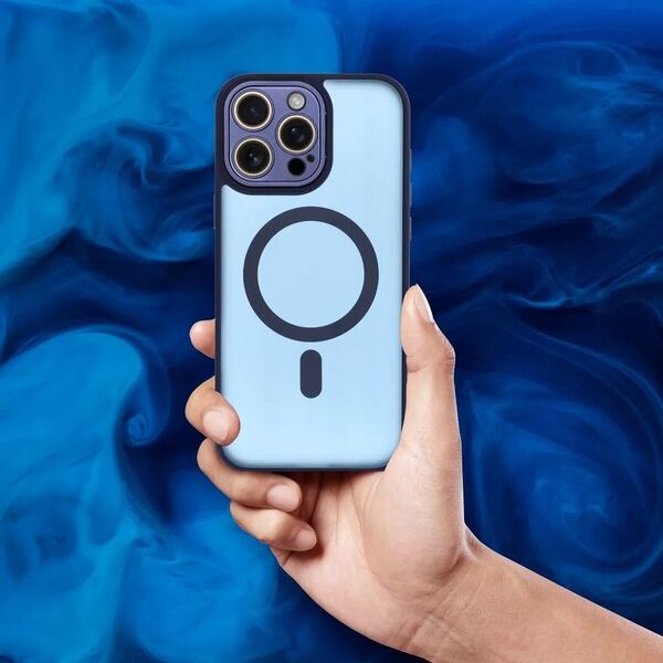 Θήκη VARIETE MAG COVER συμβατή με MagSafe για IPHONE 14 PRO μπλε
