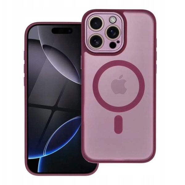 Θήκη VARIETE MAG COVER συμβατή με MagSafe για IPHONE 16 μωβ