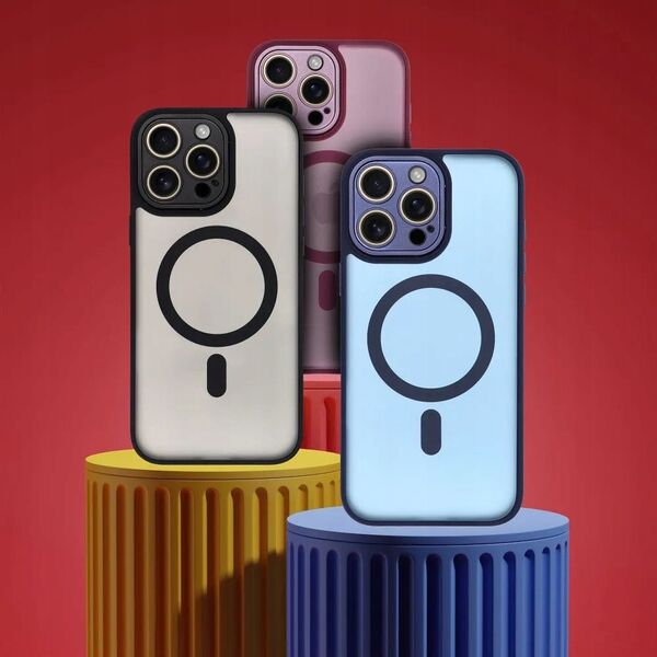 Θήκη VARIETE MAG COVER συμβατή με MagSafe για IPHONE 16 μωβ