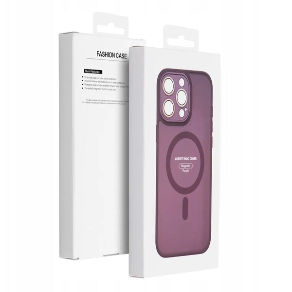 Θήκη VARIETE MAG COVER συμβατή με MagSafe για IPHONE 16 μωβ
