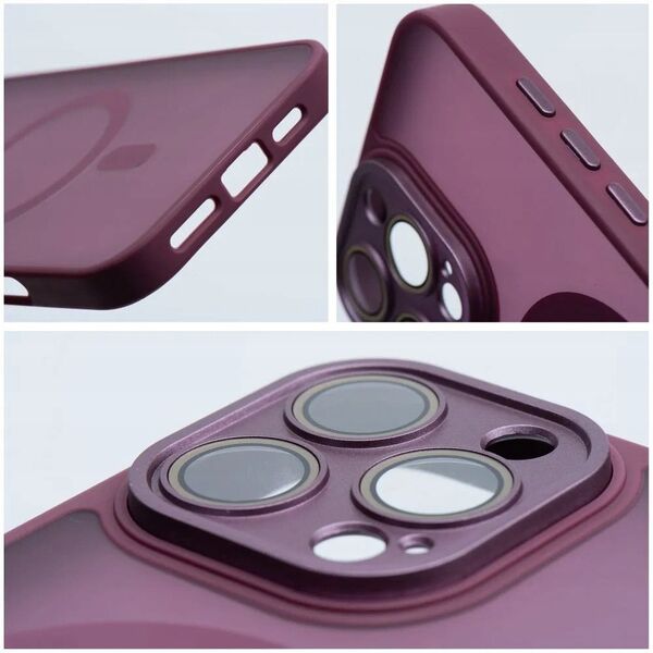 Θήκη VARIETE MAG COVER συμβατή με MagSafe για IPHONE 15 μωβ