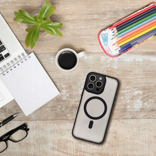 Θήκη VARIETE MAG COVER συμβατή με MagSafe για IPHONE 16 PRO μαύρο
