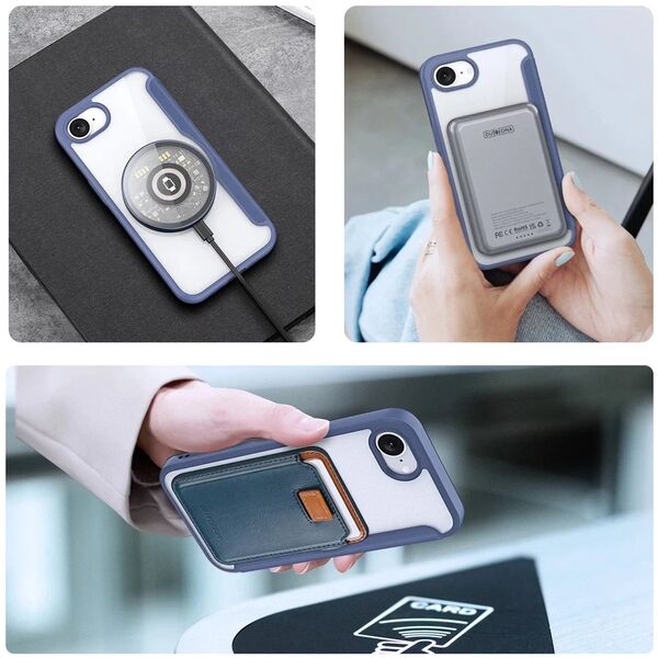 Etui ochronne Dux Ducis Skin X Pro z MagSafe na iPhone 16e  niebieskie