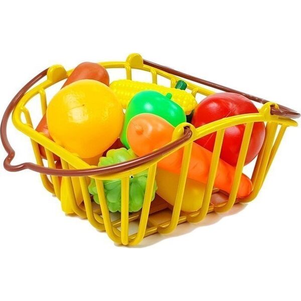 Lean Sport Zestaw Supermarket Koszyk Sklepowy Waga Czytnik Kart Skaner