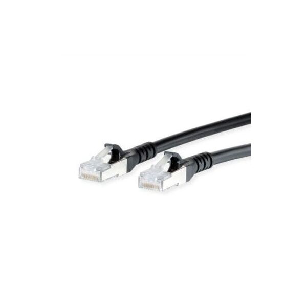 METZ CONNECT Kabel krosowy Cat.6A AWG 26, LSOH, czarny, 70 m