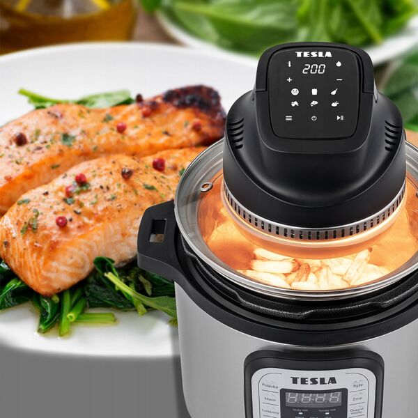 TESLA AirCook Q10 Wielofunkcyjna pokrywa do podgrzewania gorącym powietrzem