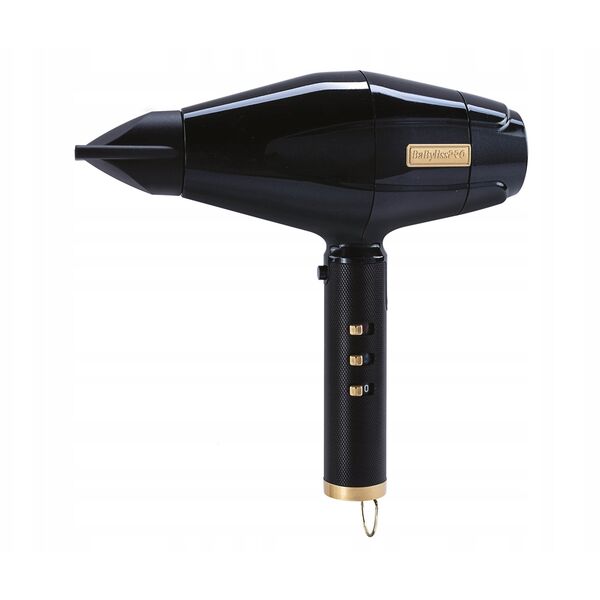 BaByliss FXBDB1E Pro 4Artists fén na vlasy, 2200 W, 3 teploty, 2 rychlosti, iontový generátor, černá