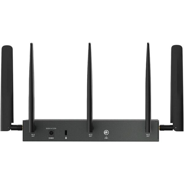 TP-Link ER706WP-4G OMADA VPN 4G+Cat6 router (AX3000,1xSFP WAN/LAN,1xGbEWAN,4xGbELAN/WAN,4xPoE+,45W,2xnanoSIM)