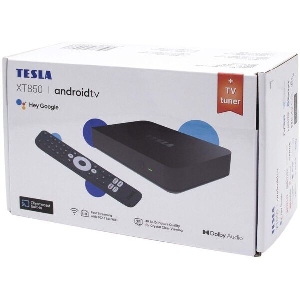 TESLA MediaBox XT850 hybrydowy odtwarzacz multimedialny z DVB-T2