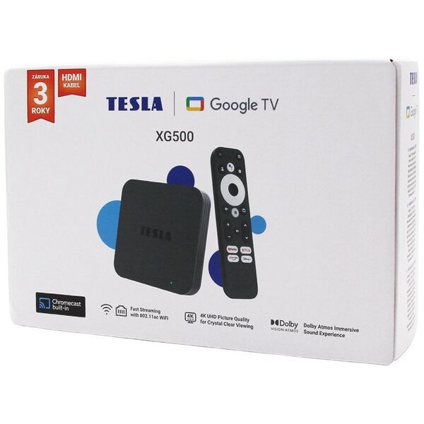 TESLA MediaBox XG500 Odtwarzacz multimedialny z Google TV