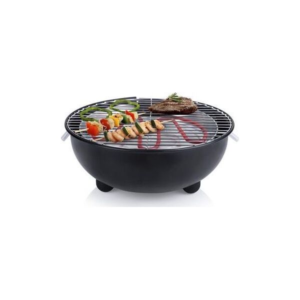 Grill elektryczny Tristar Grill elektryczny stołowy TRISTAR BQ-2880 (Stojak na grill| stołowy-otwarty| 1250W| kolor czarny)